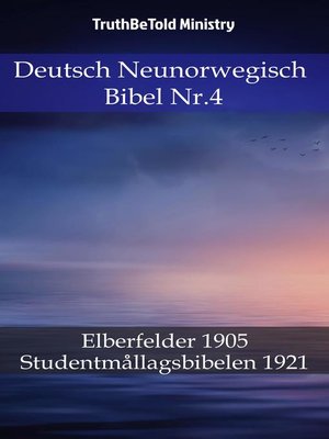 cover image of Deutsch Neunorwegisch Bibel Nr.4